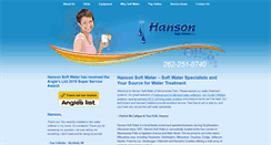Desktop Screenshot of hansonsoftwater.com